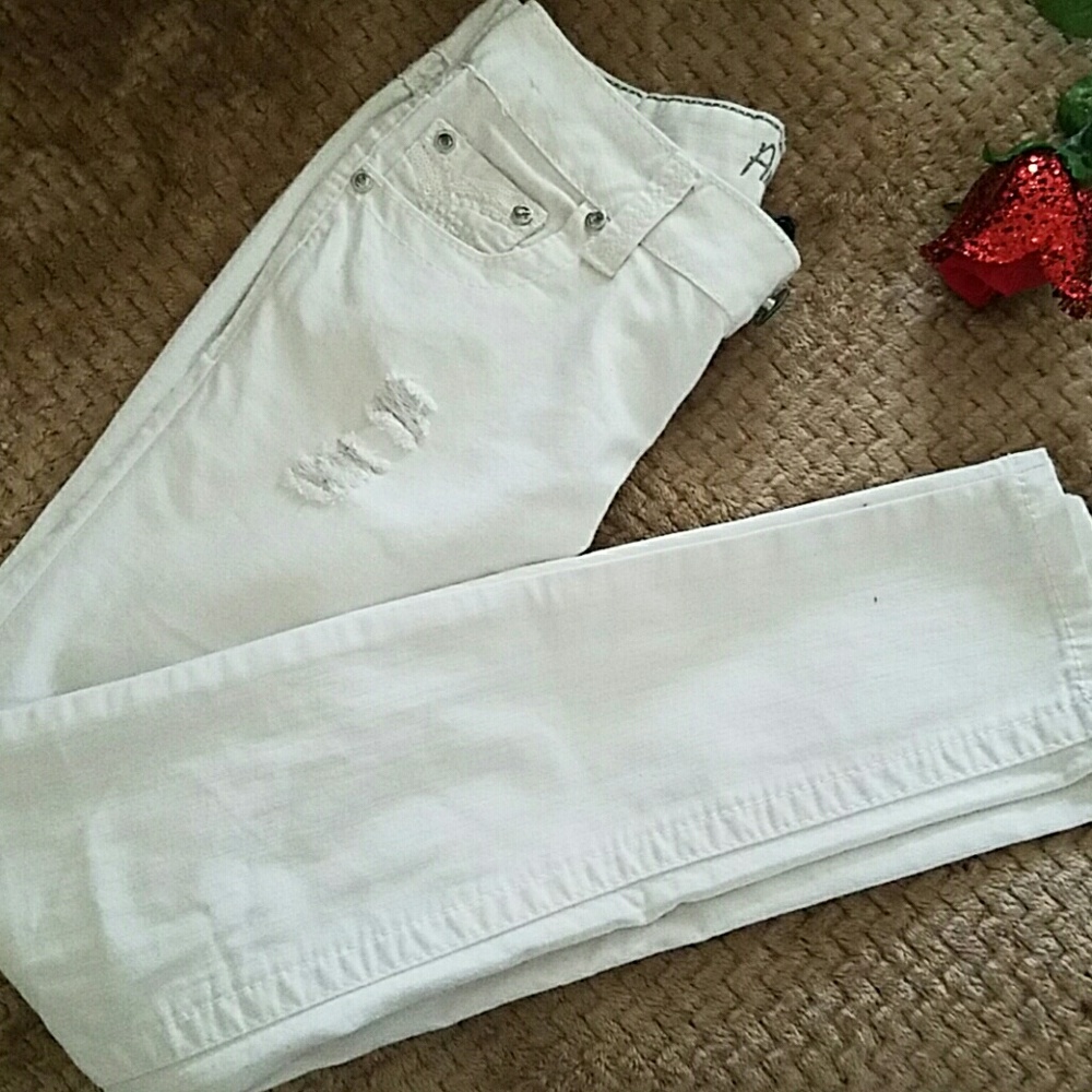 White jeans